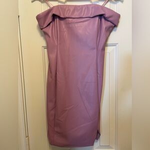 Elegant Lavender Mini Dress